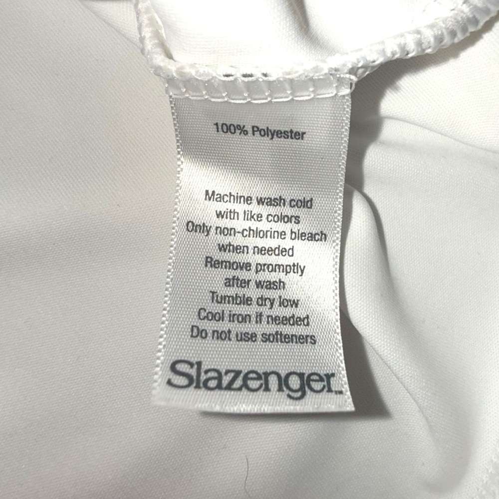 SLAZENGER Women’s Marble Pin Tuck Sleeveless Golf Polo - Multi Marble White XXL - Picture 10 of 13